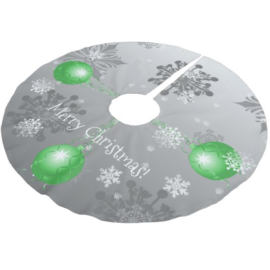 Groene Fancy kerstboomrok Kerstboom Rok (Gekanteld)
