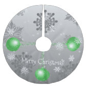 Groene Fancy kerstboomrok Kerstboom Rok (Voorkant)