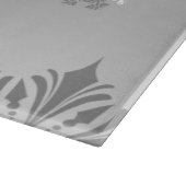 Groene Fancy kerstversierraad Snijplank (Hoek)