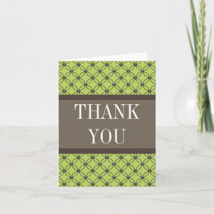 Groene Fancy Latentie Hartelijk dank Bedankkaart
