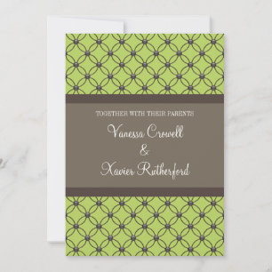 Groene Fancy Uitnodiging tot weduwen