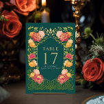 Groene Fantasie Betoverde Tuin Bruiloft Kaart<br><div class="desc">Vier het met dit Fantasy Enchanted Garden bruiloft ontwerp. Dit ontwerp is perfect voor koppels die op zoek zijn naar een moderne en grillige esthetiek. Het ontwerp op de achterkant van de uitnodiging is GEEN echte gouden folie. Items worden precies afgedrukt zoals ze op uw scherm verschijnen wanneer u aan...</div>