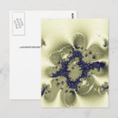 Groene fantasie briefkaart (Voorkant / Achterkant)
