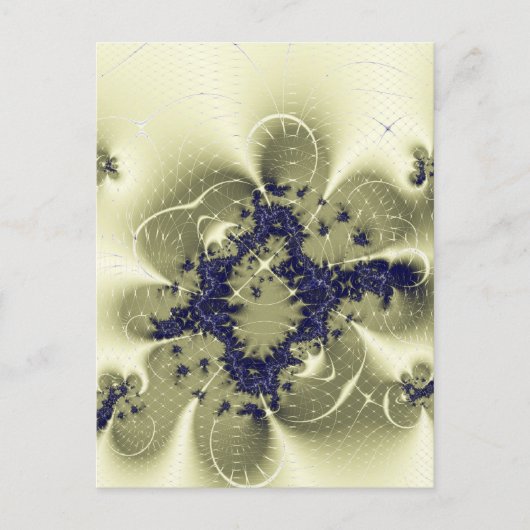 Groene fantasie briefkaart (Voorkant)