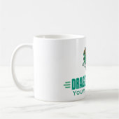 Groene Fantasie Draak Koffiemok (Links)