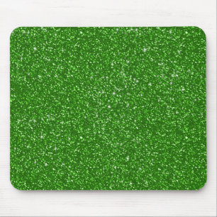 Groene Faux Glitter Patroon Textuur Muismat