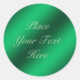Groene Faux Metallic Folie Sticker