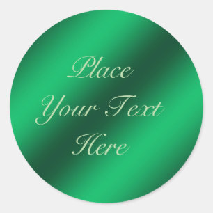 Groene Faux Metallic Folie Sticker