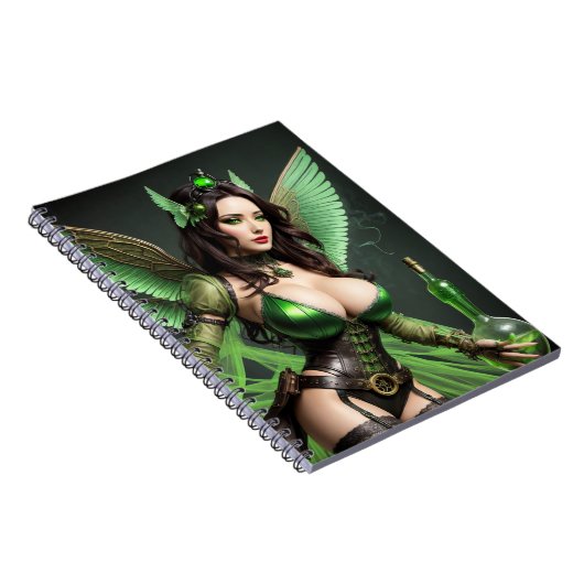 Groene Fee: Absinthe Notitieboek (Rechterzijde)