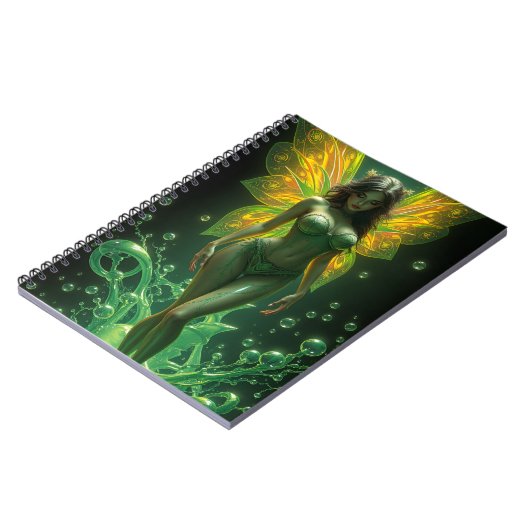 Groene Fee: Absinthe Notitieboek (Linkerzijde)