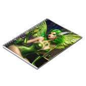 Groene Fee: Absinthe Notitieboek (Linkerzijde)