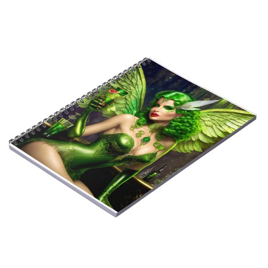 Groene Fee: Absinthe Notitieboek (Linkerzijde)