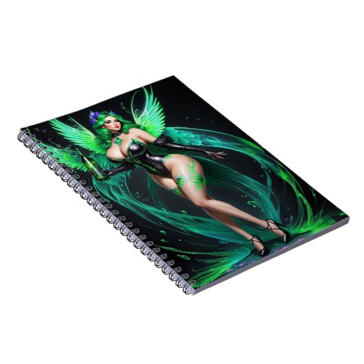 Groene Fee: Absinthe Notitieboek (Rechterzijde)