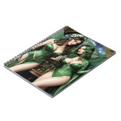 Groene Fee: Absinthe Notitieboek (Linkerzijde)