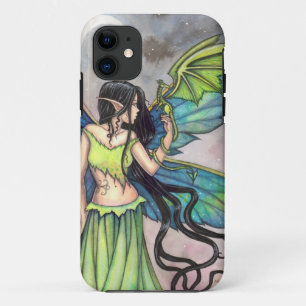 Groene fee- en draakfantasie kunst Case-Mate iPhone case