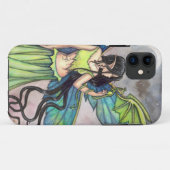 Groene fee- en draakfantasie kunst Case-Mate iPhone case (Achterkant (horizontaal))