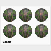 Groene Fee @ Secret Door Ronde Sticker (Vel)