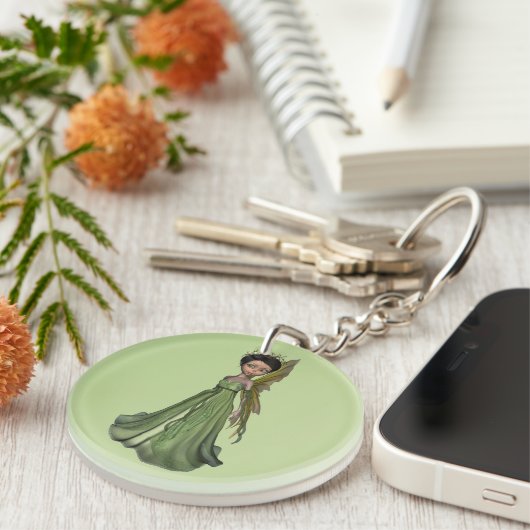 Groene fee sleutelhanger (Voorkant Rechts)