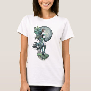 Groene Fee Volle Maan Tank Top door Molly Harrison