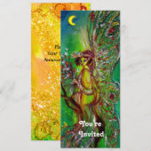 GROENE FEËNGELE YELLOW blauw rood zilver Kaart (Voorkant / Achterkant)