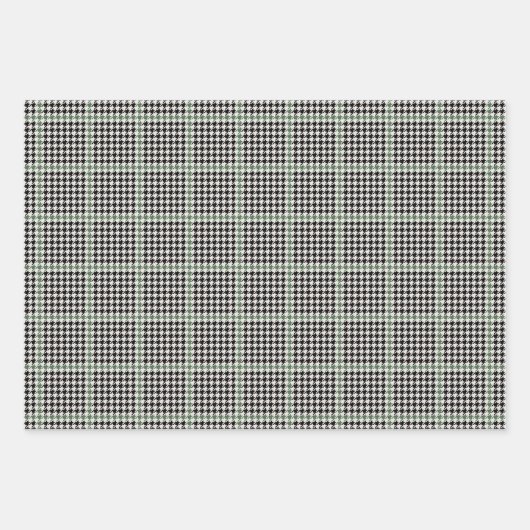 Groene feestdag in de feestdag inpakpapier vel (Voorkant)