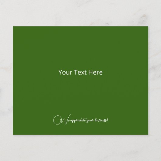 Groene feestdag met kerstboomgaard voor budget (Achterkant)