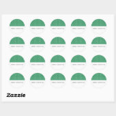 Groene feestdagen Stickers (Vel)