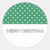 Groene feestdagen Stickers (Voorkant)