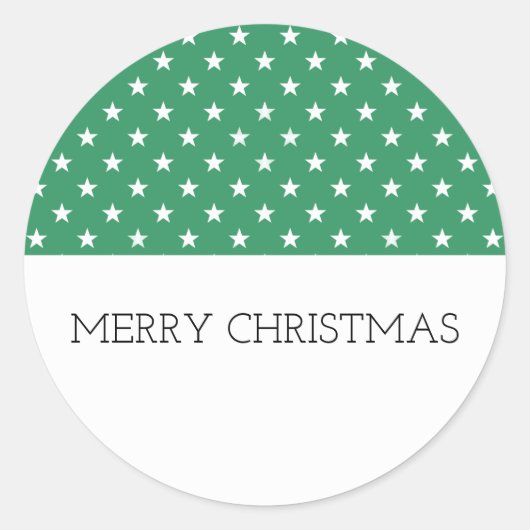 Groene feestdagen Stickers (Voorkant)