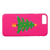 Groene feestelijke kerstboom Case-Mate iPhone case (Achterkant (Horizontaal))