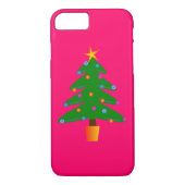 Groene feestelijke kerstboom Case-Mate iPhone case (Achterkant)