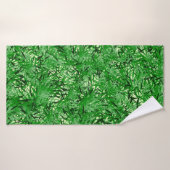 Groene Fern Bath set Badhanddoek (Badhanddoek)