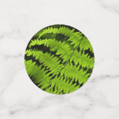 Groene fern confetti (Kleine voorkant)
