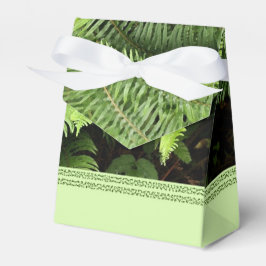  groene Fern Favor Box Bedankdoosjes