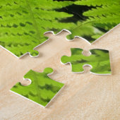 Groene fern legpuzzel (Zijkant)