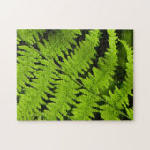 Groene fern legpuzzel (Horizontaal)
