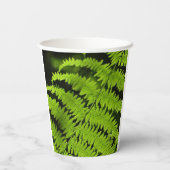 Groene fern papieren bekers (Achterkant)