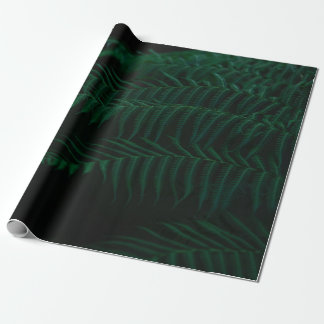 GROENE FERN-PLANT IN DICHTERE FOTOGRAFIE CADEAUPAPIER