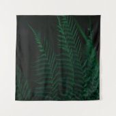 GROENE FERN-PLANT IN DICHTERE FOTOGRAFIE WANDKLEED (Voorkant (horizontaal))