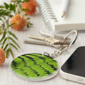 Groene fern sleutelhanger (Voorkant Rechts)