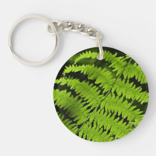 Groene fern sleutelhanger