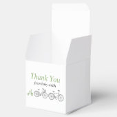 Groene fiets bedankdoosjes (Geopend)