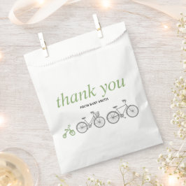 Groene fiets bedankzakje