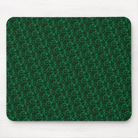 groene fiets . fietsen koel muismat (Voorkant)