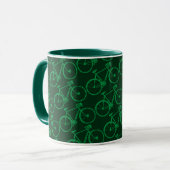 groene fiets mok (Voorkant links)