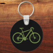 groene fiets sleutelhanger (Voorkant)