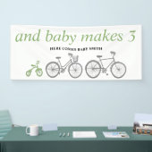 Groene fiets spandoek (Beurs)