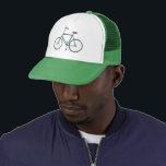 Groene fiets Trucker Hat Trucker Pet<br><div class="desc">Met een schone groene fiets wordt deze leuke vrachtwagenhoed gedecoreerd. Hand-getekende kunst voor jou. Bekijk mijn winkel voor meer design!</div>