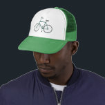 Groene fiets Trucker Hat Trucker Pet<br><div class="desc">Met een schone groene fiets wordt deze leuke vrachtwagenhoed gedecoreerd. Hand-getekende kunst voor jou. Bekijk mijn winkel voor meer design!</div>