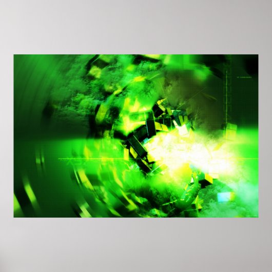 Groene Flash Poster (Voorkant)